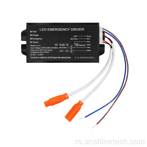 Sursă de alimentare de urgență cu lumină LED de 3-30 W
